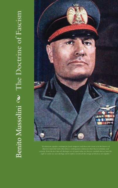 Doctrine Of Fascism By Mussolini, Benito