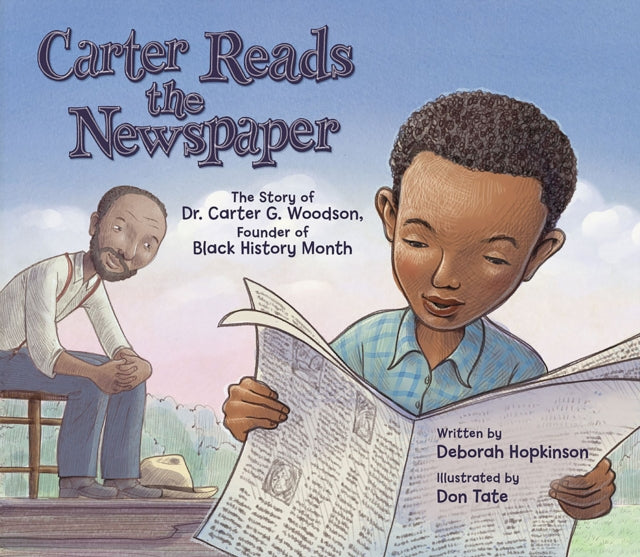 Carter Reads The Newspaper By Hopkinson, Deborah