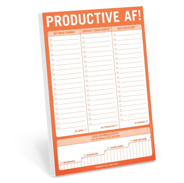 Knock Knock Productive Af Pad