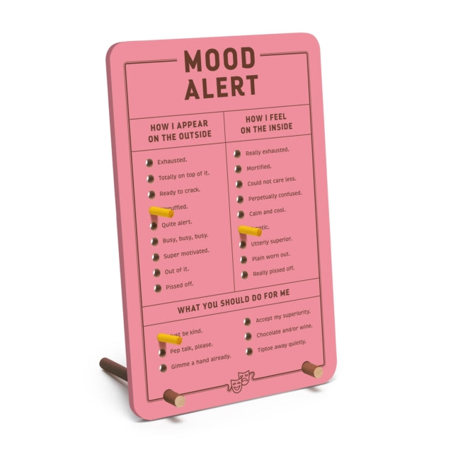 Knock Knock Mood Alert Desktop Pegboard By Knock Knock