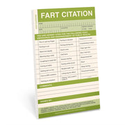 Knock Knock Fart Sticky Citation Pad By Knock Knock