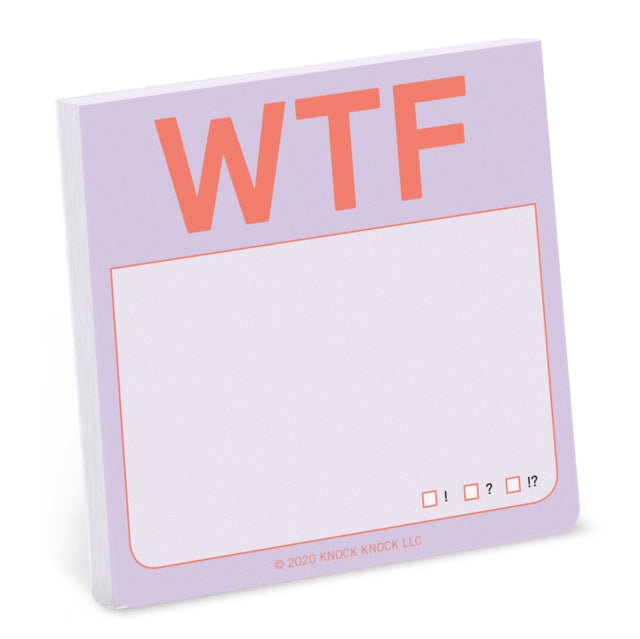 Knock Knock Wtf Sticky Notes Pastel Edit By Knock Knock