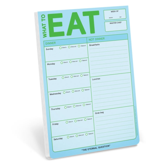 Knock Knock What To Eat Pad Pastel Edi