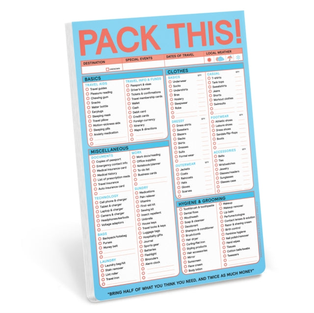 Knock Knock Pack This Refresh Classic