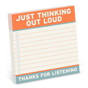 Knock Knock Thinking Out Loud Sticky No