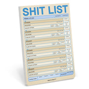 Knock Knock Shit List Pad Pastel