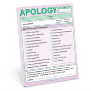 Knock Knock Apology Nifty Note