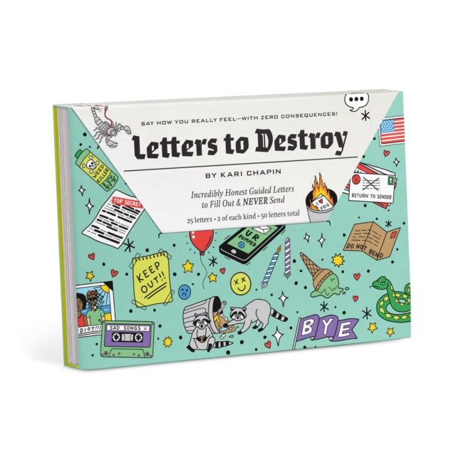 Knock Knock Letters To Destroy Journal