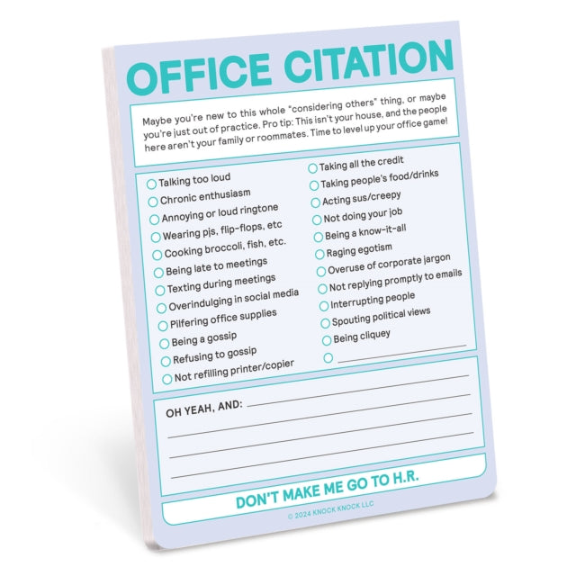 Kk Office Citation Nifty Note Pastel