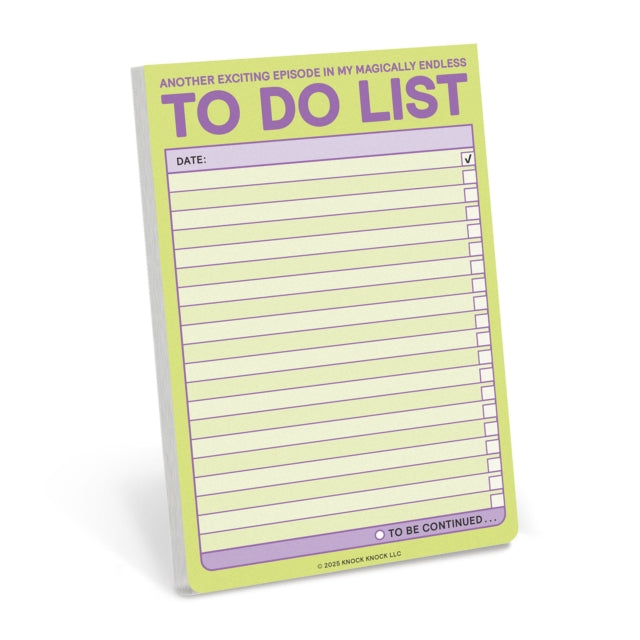 Knock Knock Endless To Do List Grea