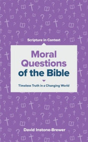 Moral Questions Of The Bible By Unknown
