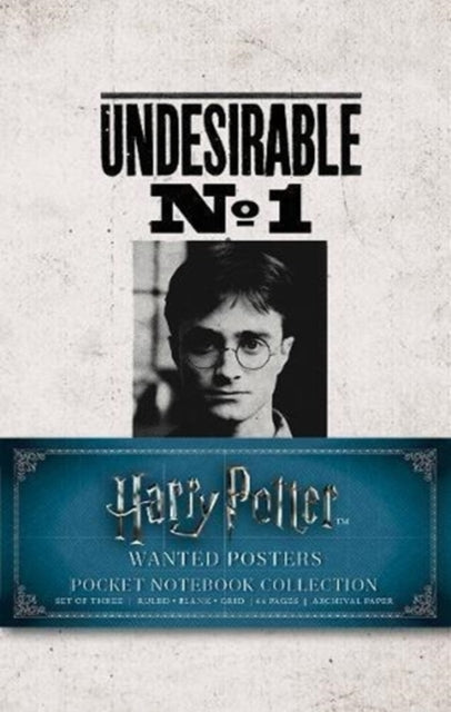 Harry Potter Wanted Posters X3 Pockt Jnl