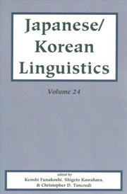 Japanese Korean Linguistics Volume 24 By Funakoshi, Kenshi