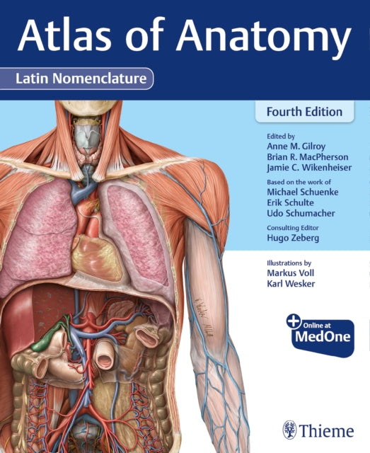 Atlas Of Anatomy Latin Nomenclature 4th By Gilroy, Anne M