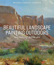 Beautiful Landscape Painting Outdoors By Johnson, Michael C