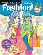 Manga Artists Coloring Book Fashion By Hart, Christopher