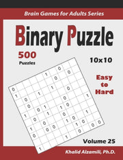 Binary Puzzle : 500 Easy To Hard (10x10)