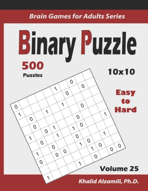 Binary Puzzle : 500 Easy To Hard (10x10)