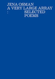 Very Large Array Selected Poems Pb