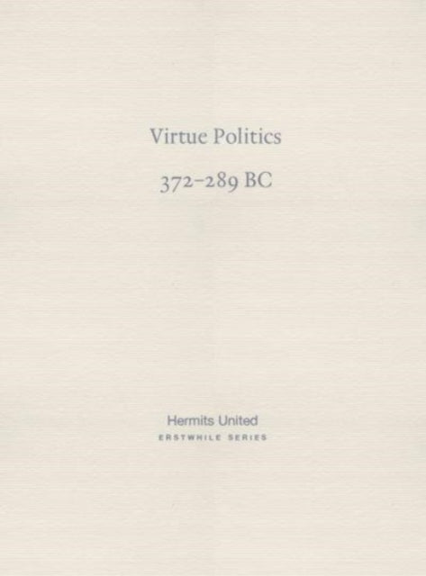 Virtue Politics By Mencius