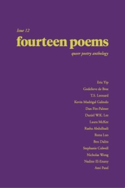 Fourteen Poems Issue 12 A Queer Poetry A By Townley-canning, Ben