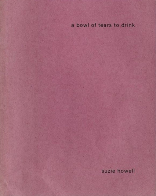 Bowl Of Tears To Drink