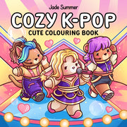 Cozy K Pop Cute Colouring Book
