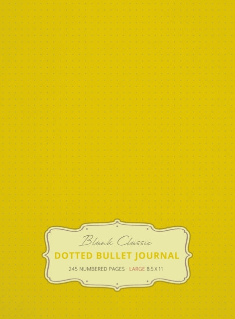 Large 8.5 X 11 Dotted Bullet Journal (ba