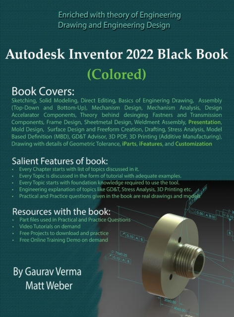 Autodesk Inventor 2022 Black Book (color