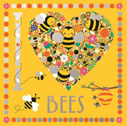 I Heart Bees Colouring Book