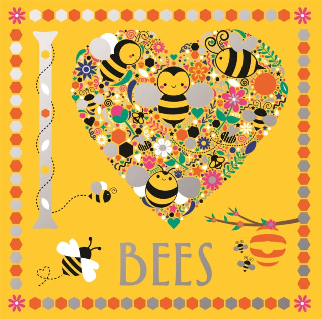 I Heart Bees Colouring Book