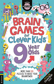 Brain Games For Clever Kids 9 Years Old By Moore, Gareth