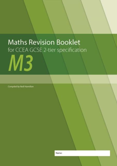 Maths Revision Booklet M3 For Ccea Gcse