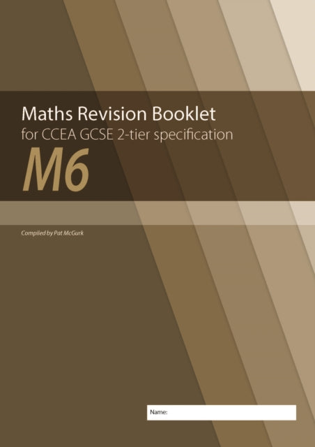 Maths Revision Booklet M6 For Ccea Gcse