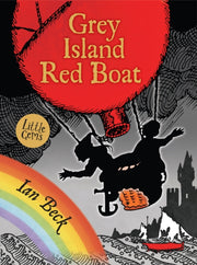 Grey Island Red Boat