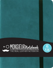 Monsieur Notebook-a6 Plain Turquoise Not