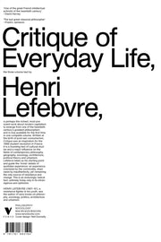 Critique Of Everyday Life By Lefebvre, Henri