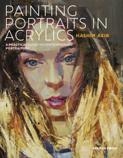 Painting Portraits In Acrylics By Akib, Hashim