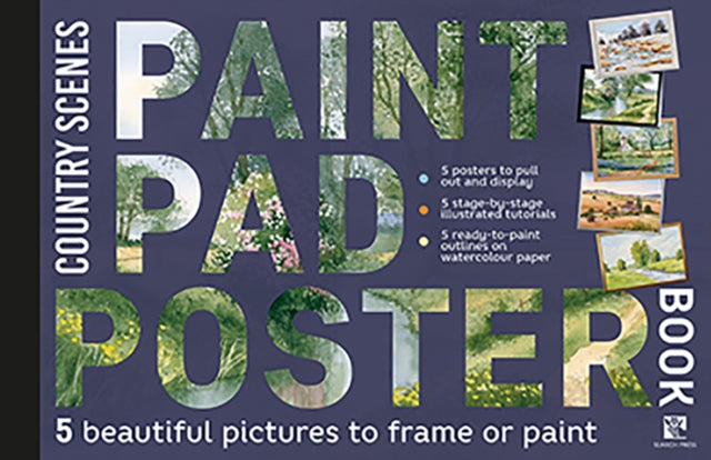 Paint Pad Poster Book Country Scenes
