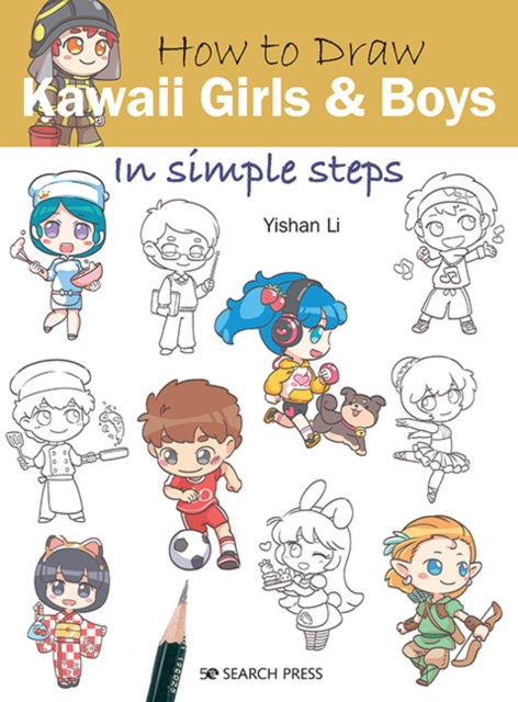 How To Draw Kawaii Girls & Boys By Li, Yishan