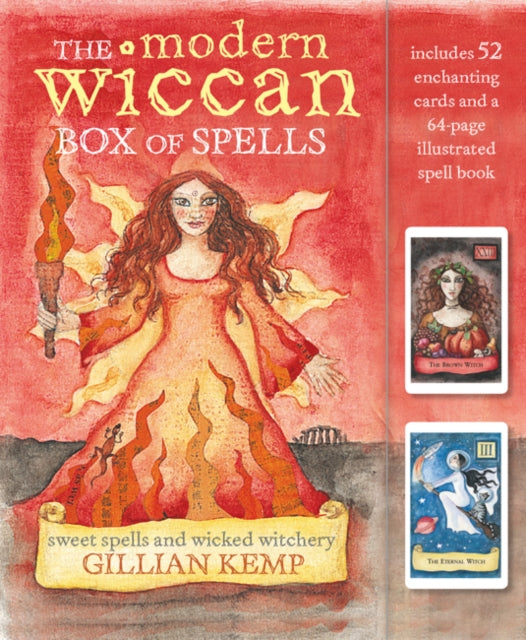 Modern Wiccan Box Of Spells Book & Cards