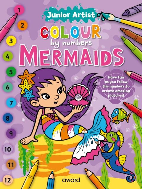 Junior Artist Colour By Numbers Mermaids