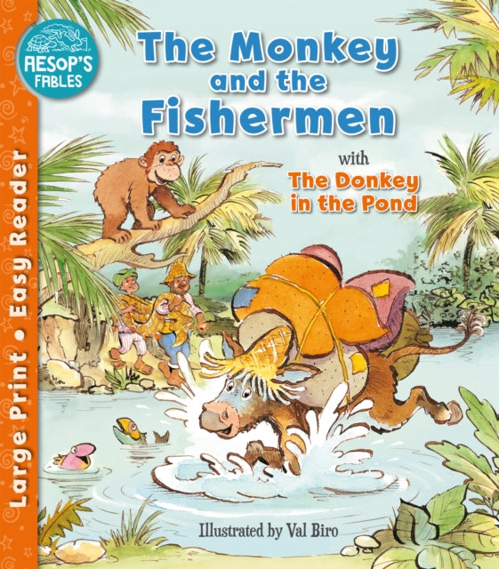 Monkey The Fishermen/donkey In The Pond