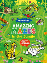 Puzzle Fun Amazing Mazes In The Jungle By Hewitt, Angela