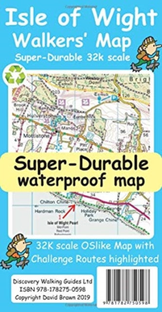 Isle Of Wight Walkers' Super-durable Map