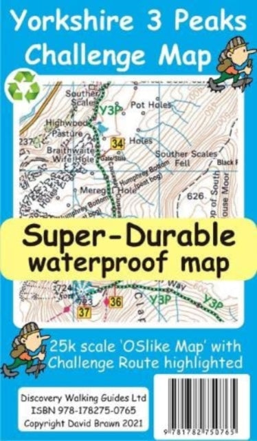 Yorkshire 3 Peaks Challenge Map And Guie