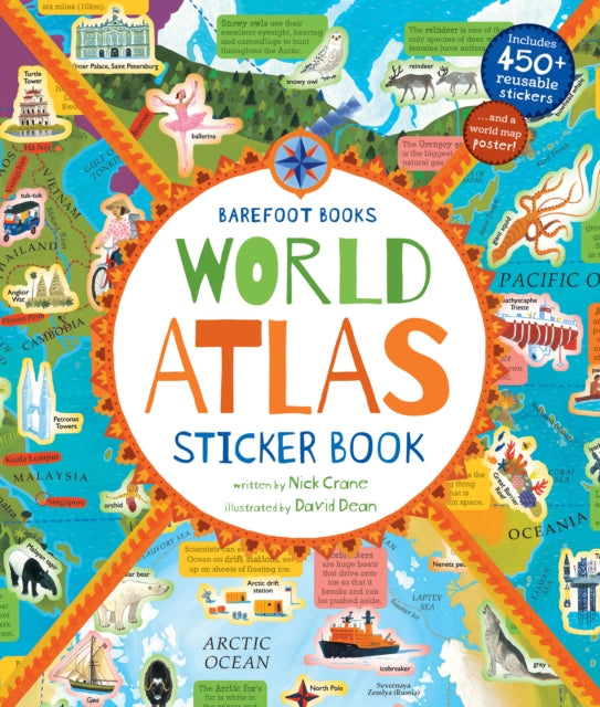 World Atlas Sticker Collection