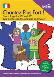 Chantez Plus Fort !: French Songs For Ks By Bevis, Rosemary