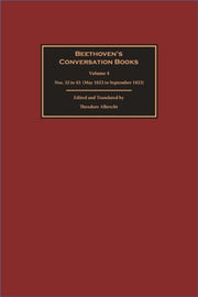 Beethoven S Conversation Books 8211