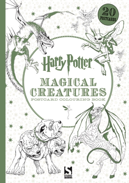 Magical Creatures Postcard Colouring Bk
